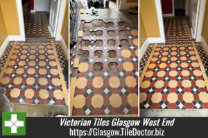 Victorian Tiled Hallway Restoration Glasgow West End